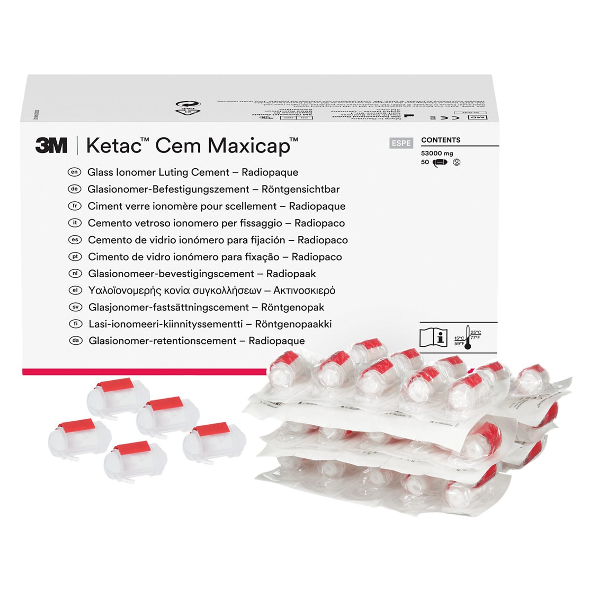 3M Ketac Cem Glass Ionomer Luting Cement, Aplicap/Maxicap