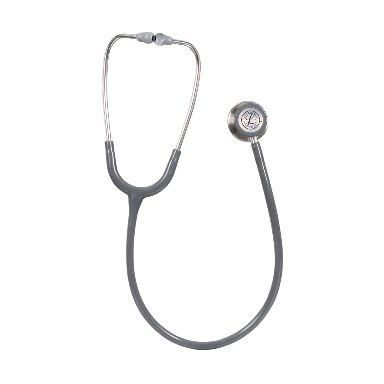 Littmann® Classic III™ Stethoscope, 5621, Standard-Finish Chestpiece, Gray Tube, 27 in, 3/CS - Front, Center, Out of Packaging (1C0)