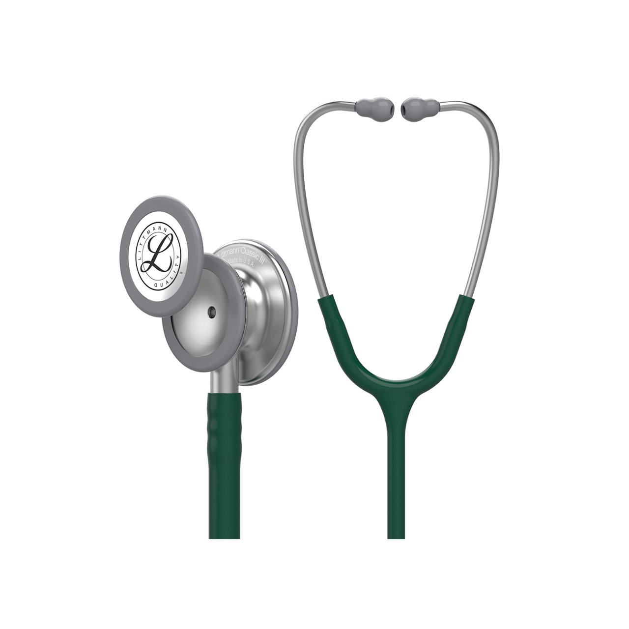 3M™ Littmann® Classic III™ Stethoscope, Hunter Green Tube, 27 inches, 5624