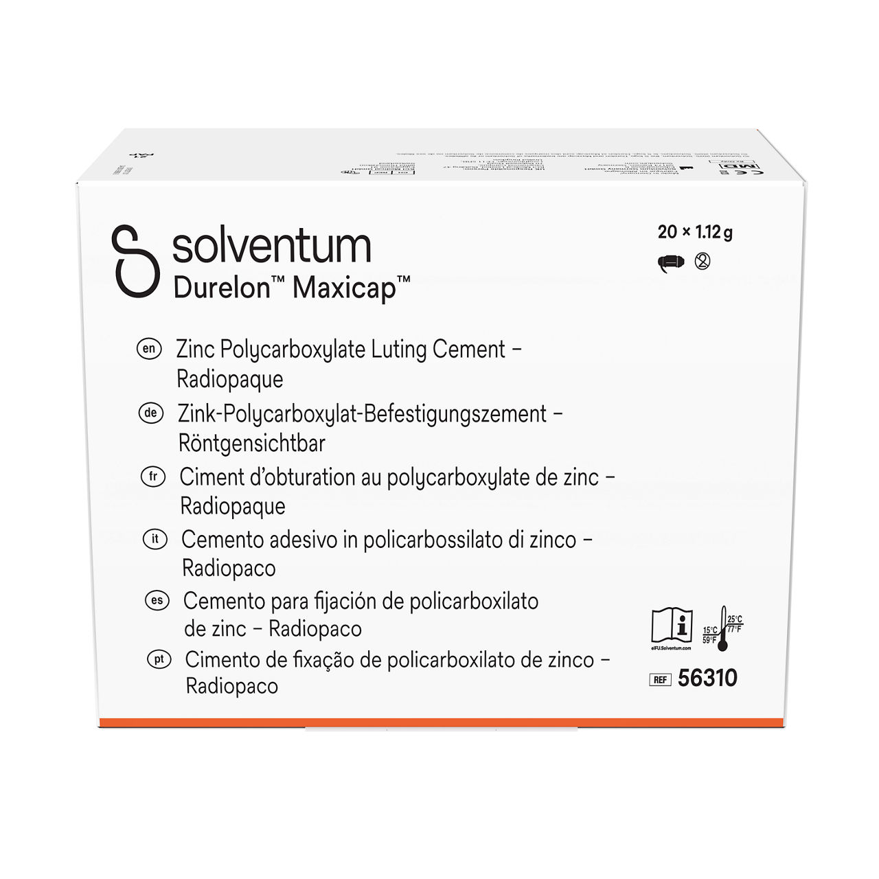 Solventum™ Durelon™, 56310 -Front, Center, In Packaging (1C1)