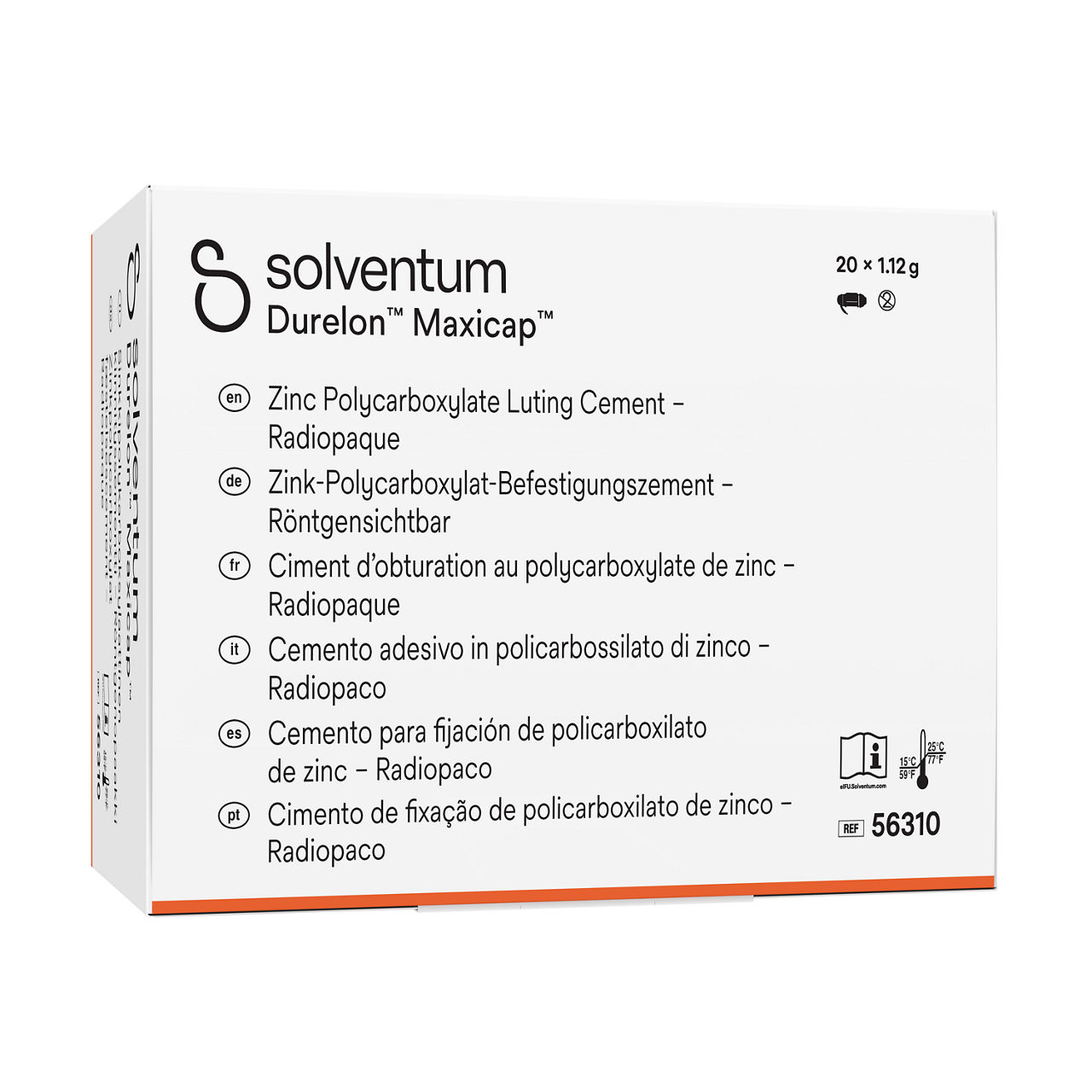 Solventum™ Durelon™, 56310 -Front, Left, In Packaging (1L1)