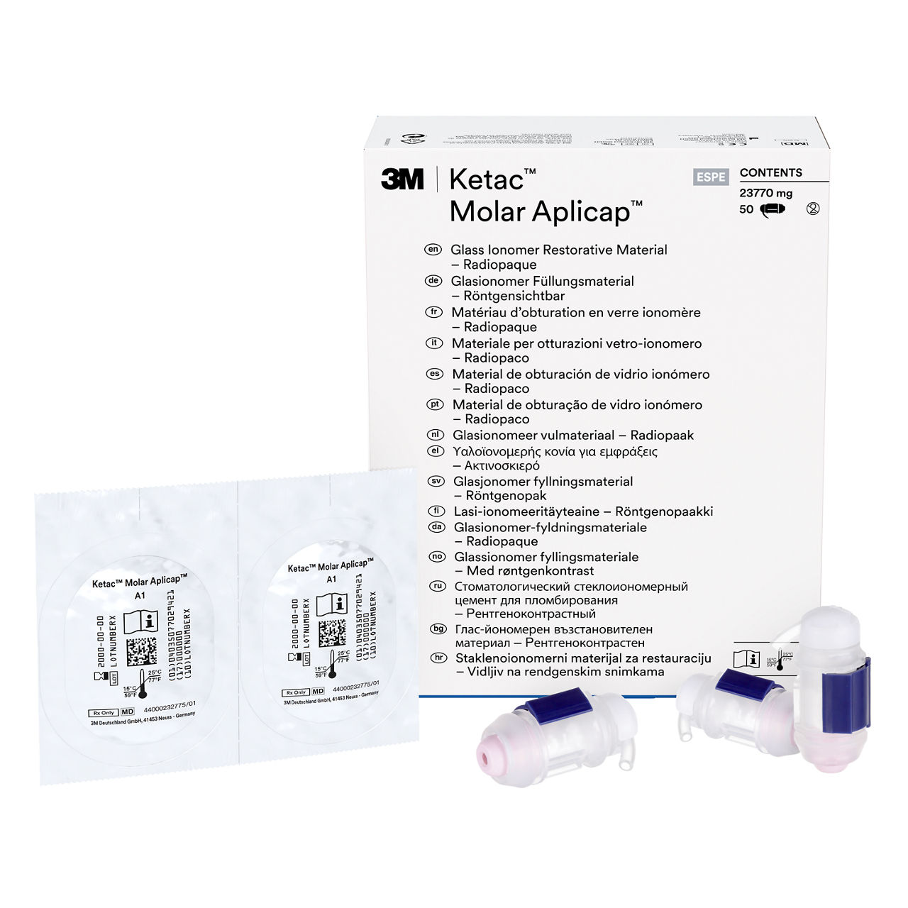 3M™ Ketac™ Molar Aplicap™ Glass Ionomer Restorative Shade A1 Refill,56430