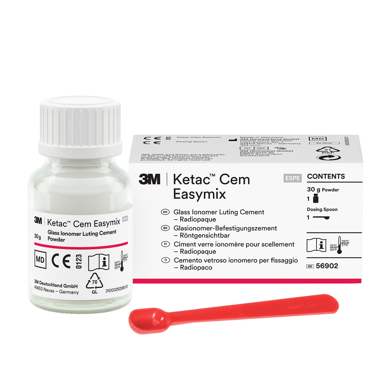 3M™ ESPE™ Ketac™ Cem Easymix Glass Ionomer Luting Cement Refill Pack,56902
