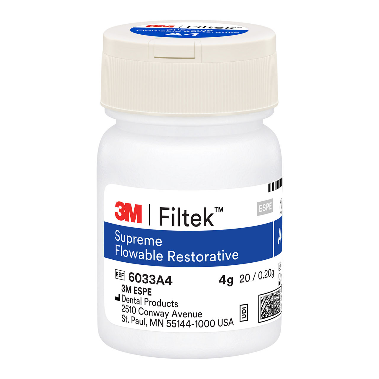 3M™ Filtek™ Supreme Flowable Restorative, 6033A4, 20 - 0.2g Capsules