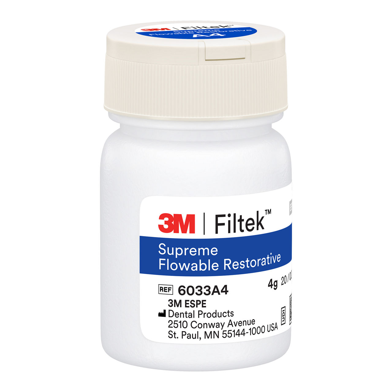 3M™ Filtek™ Supreme Flowable Restorative, 6033A4, 20 - 0.2g Capsules