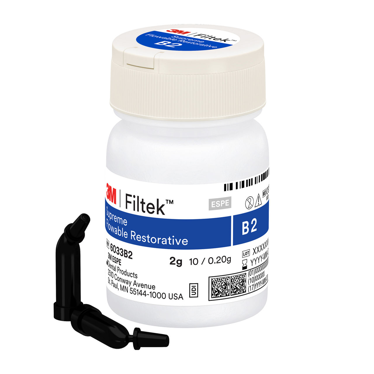 3M™ Filtek™ Supreme Flowable Restorative, 6033B2, 20 - 0.2g Capsules