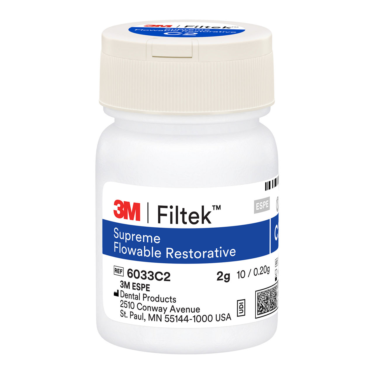 3M™ Filtek™ Supreme Flowable Restorative, 6033C2, 20 - 0.2g Capsules