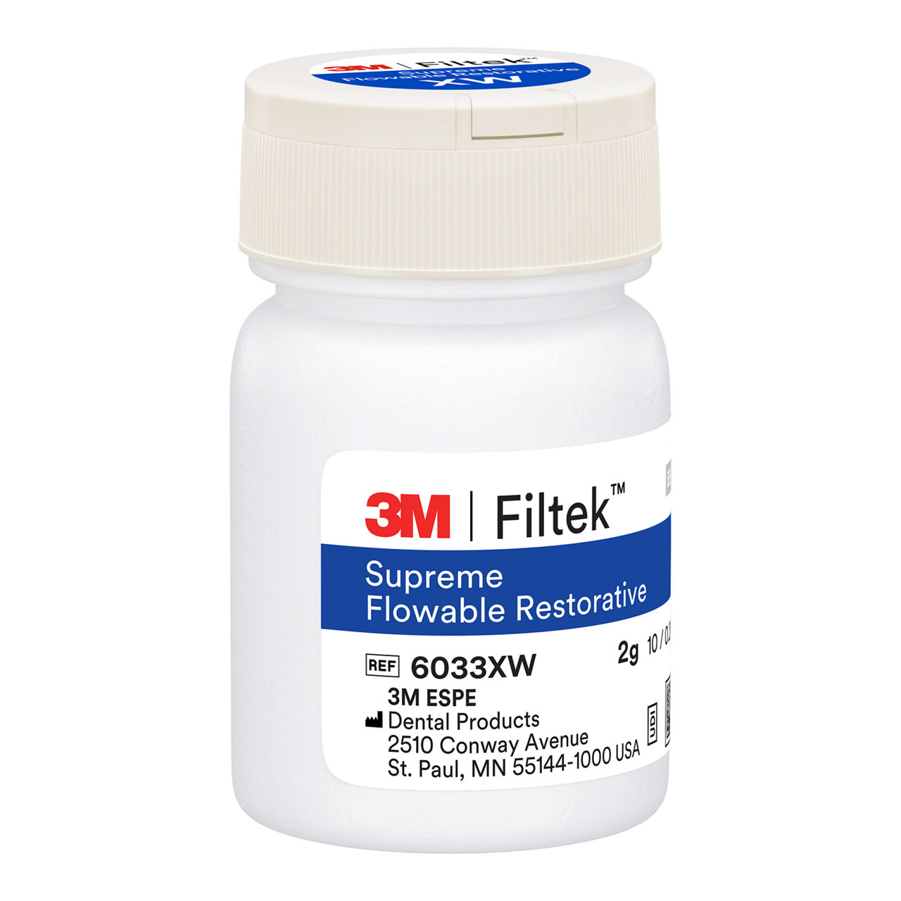 3M™ Filtek™ Supreme Flowable Restorative, 6033XW, 20 - 0.2g Capsules