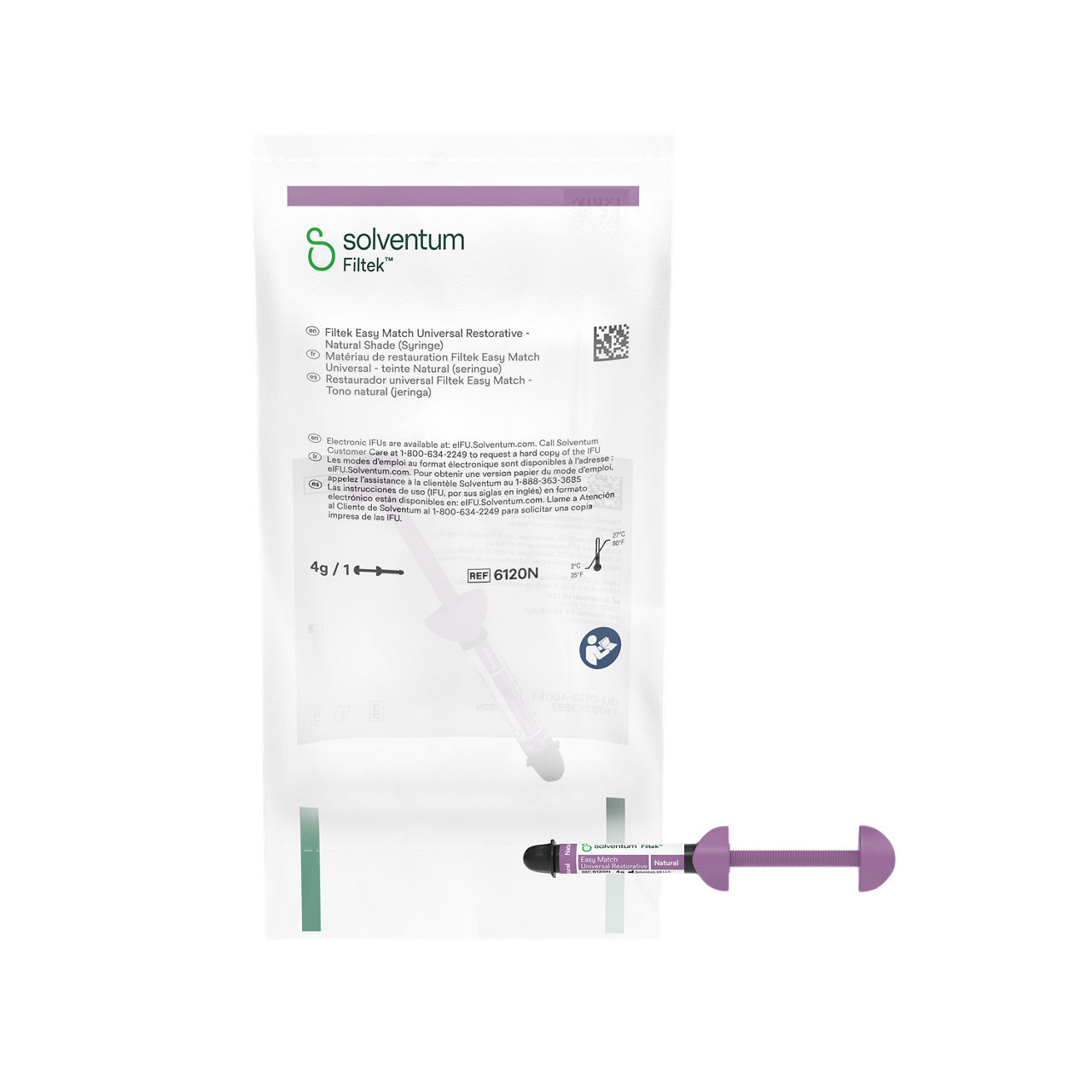 Solventum™ Filtek™ Easy Match Universal Restorative, 6120N, Natural, 4g, Syringe, 1/BAG