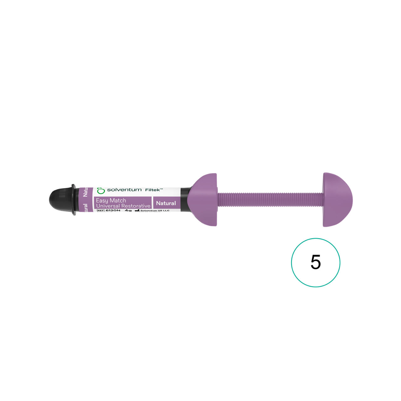 Solventum™ Filtek™ Easy Match Universal Restorative Value Pack, 6120, Natural, 4 g, Syringe, 5/BAG, 10 BAG/CS