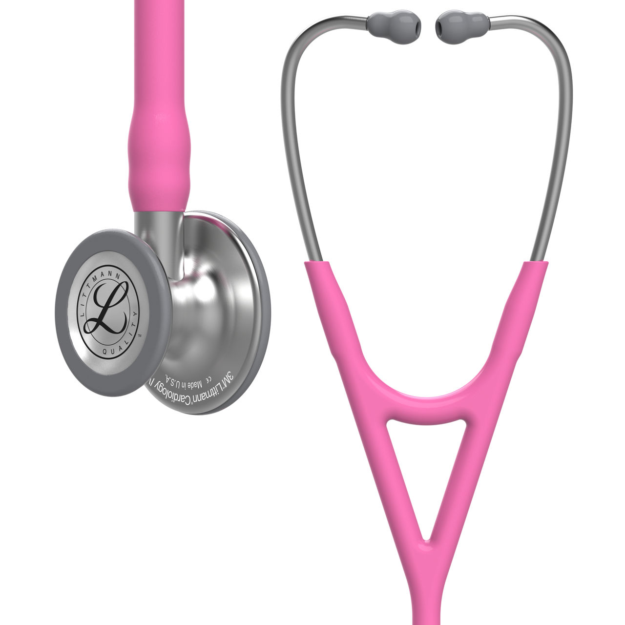 3M™ Littmann® Cardiology IV™ Stethoscope, 6159, Standard-FinishChestpiece, Rose Pink Tube, 3 Each/Case