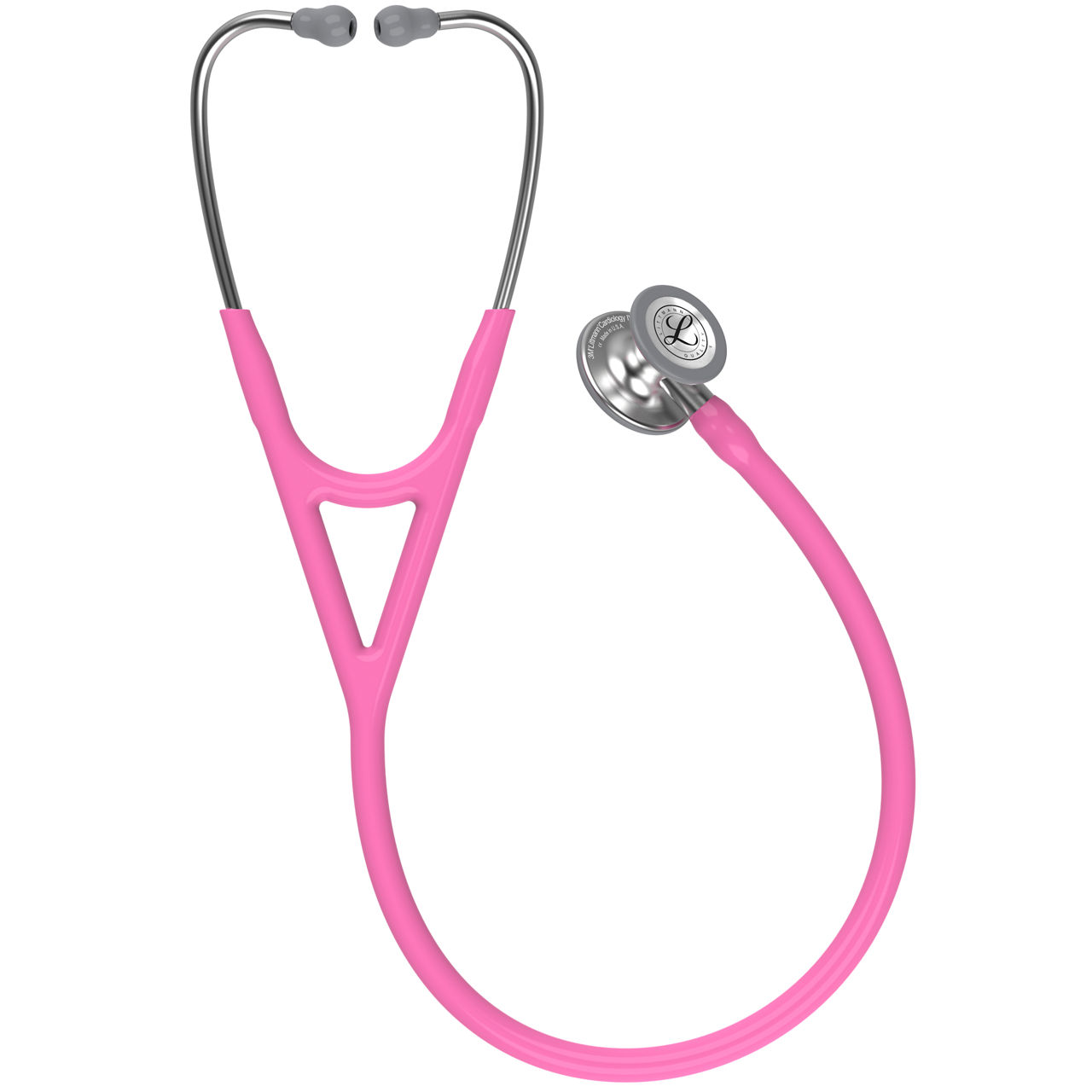 3M™ Littmann® Cardiology IV™ Stethoscope, 6159, Standard-FinishChestpiece, Rose Pink Tube, 3 Each/Case