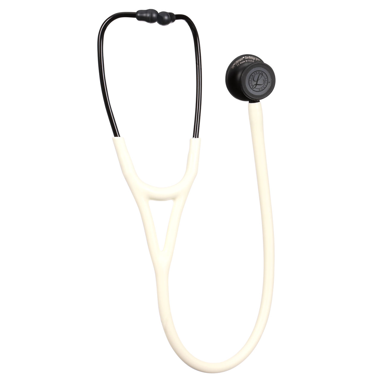 3M™ Littmann® Cardiology IV™ Diagnostic Stethoscope, 6186C, BlackMatte-finish Chestpiece, Alabaster Tube, 3/CS