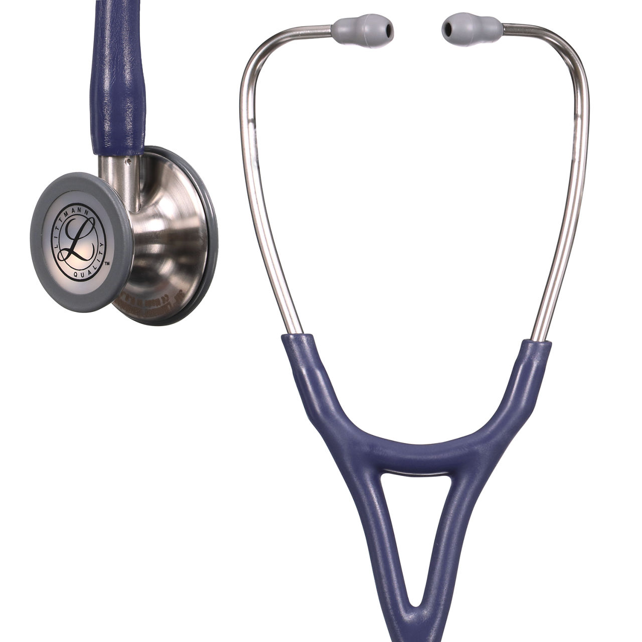 3M™ Littmann® Cardiology IV™ Fonendoscopio diagnóstico, 6187C, campana acabado acero inoxidable, tubo azul medianoche