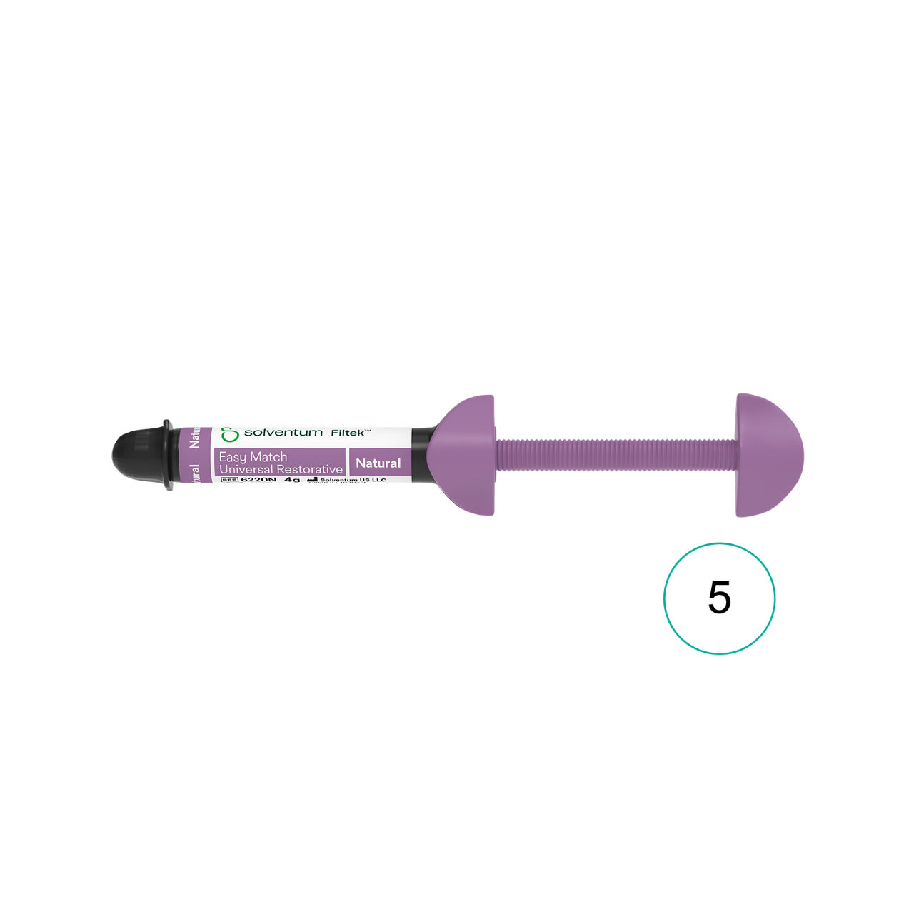 Solventum™ Filtek™ Easy Match Universeel Composiet voordeelverpakking, 6220, Natural, 4 g, Spuit, 5/BAG, 10 BAG/CS
