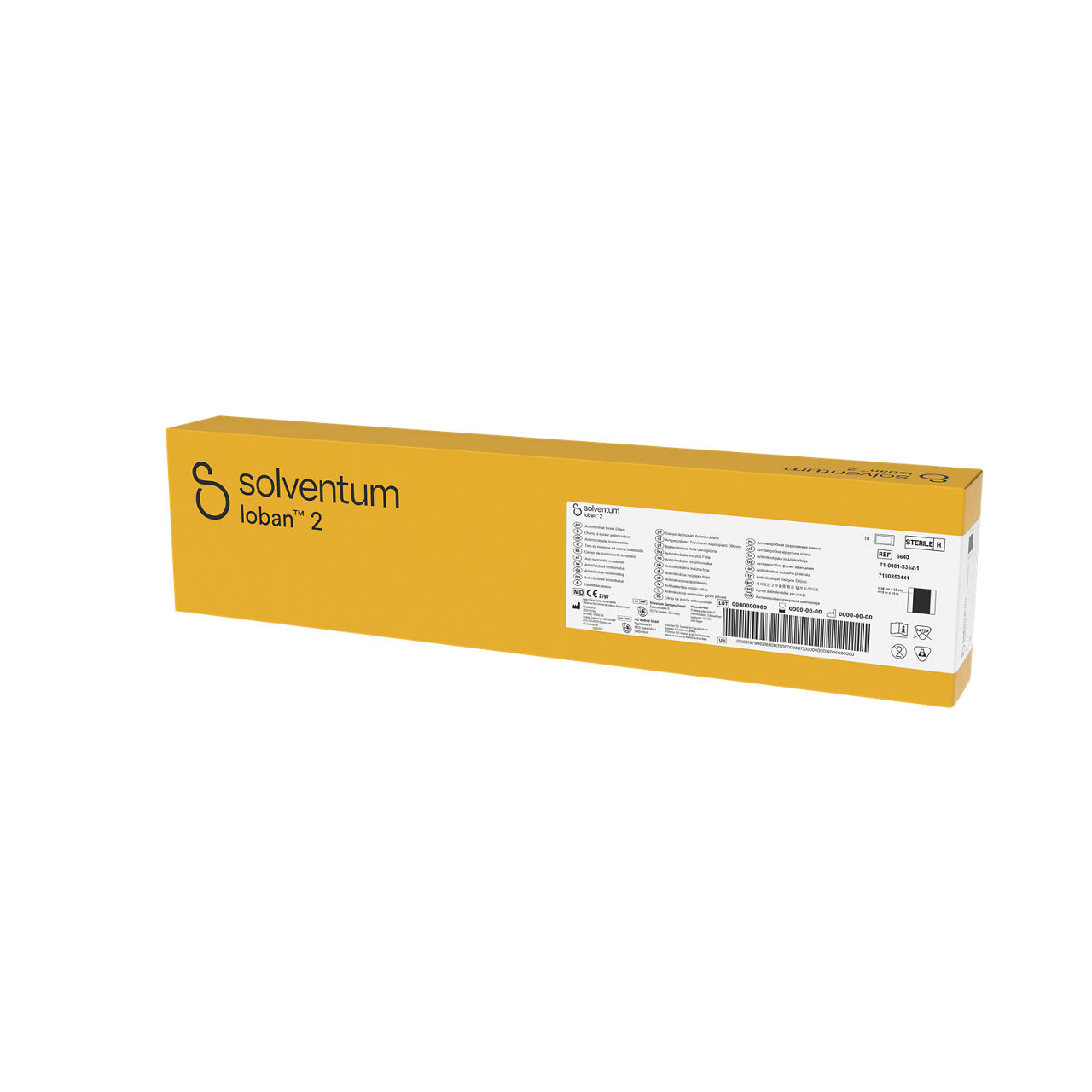Solventum™ Ioban™ 2 Antimicrobial Incise Drape, 6640, 10/CAR, 4 CAR/CS - Front, Right, In Packaging (1R1)