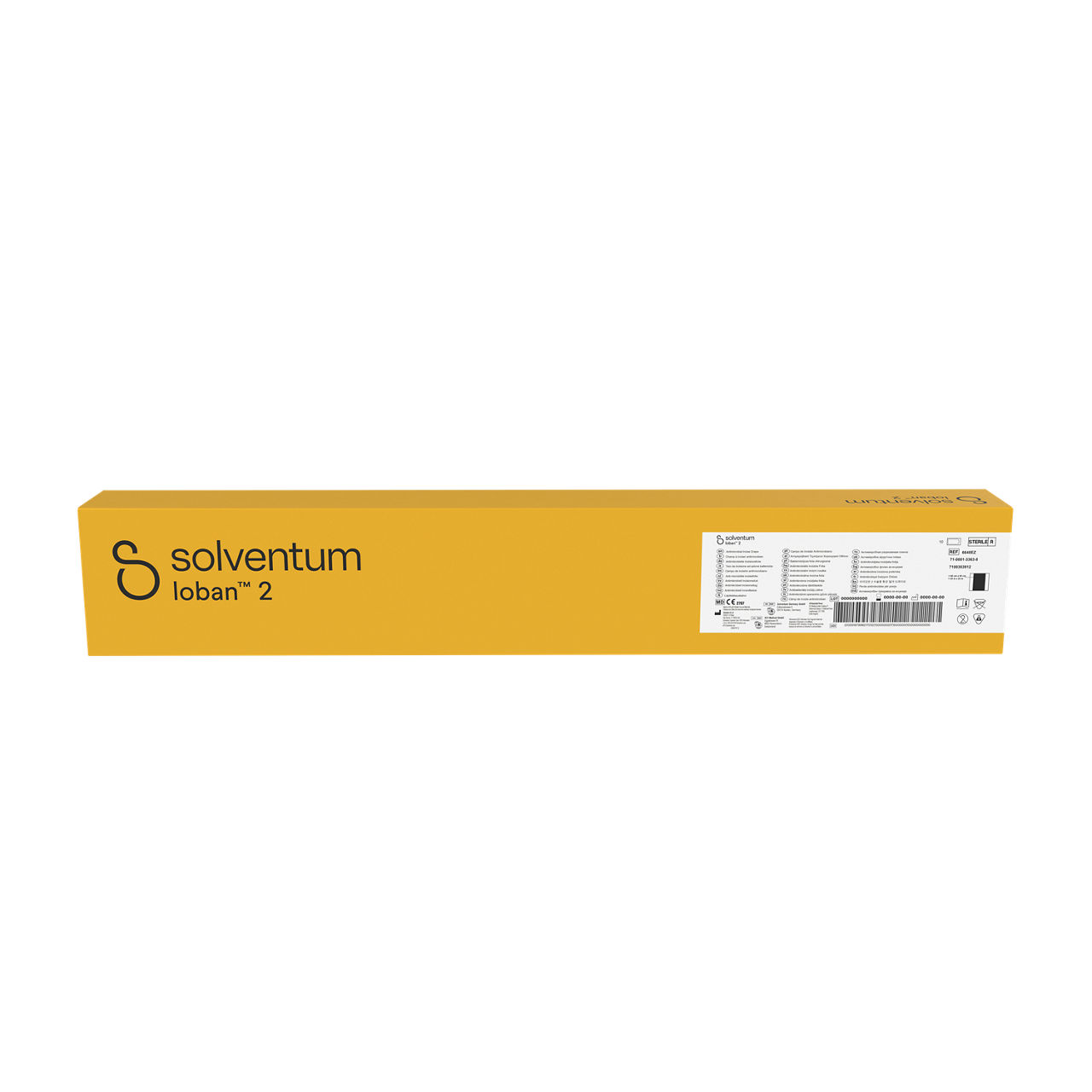 Solventum™ Ioban™ 2 Antimicrobial Incise Drape, 6648EZ, 10/CAR, 40 CAR/CS - Front, Center, In Packaging (1C1)