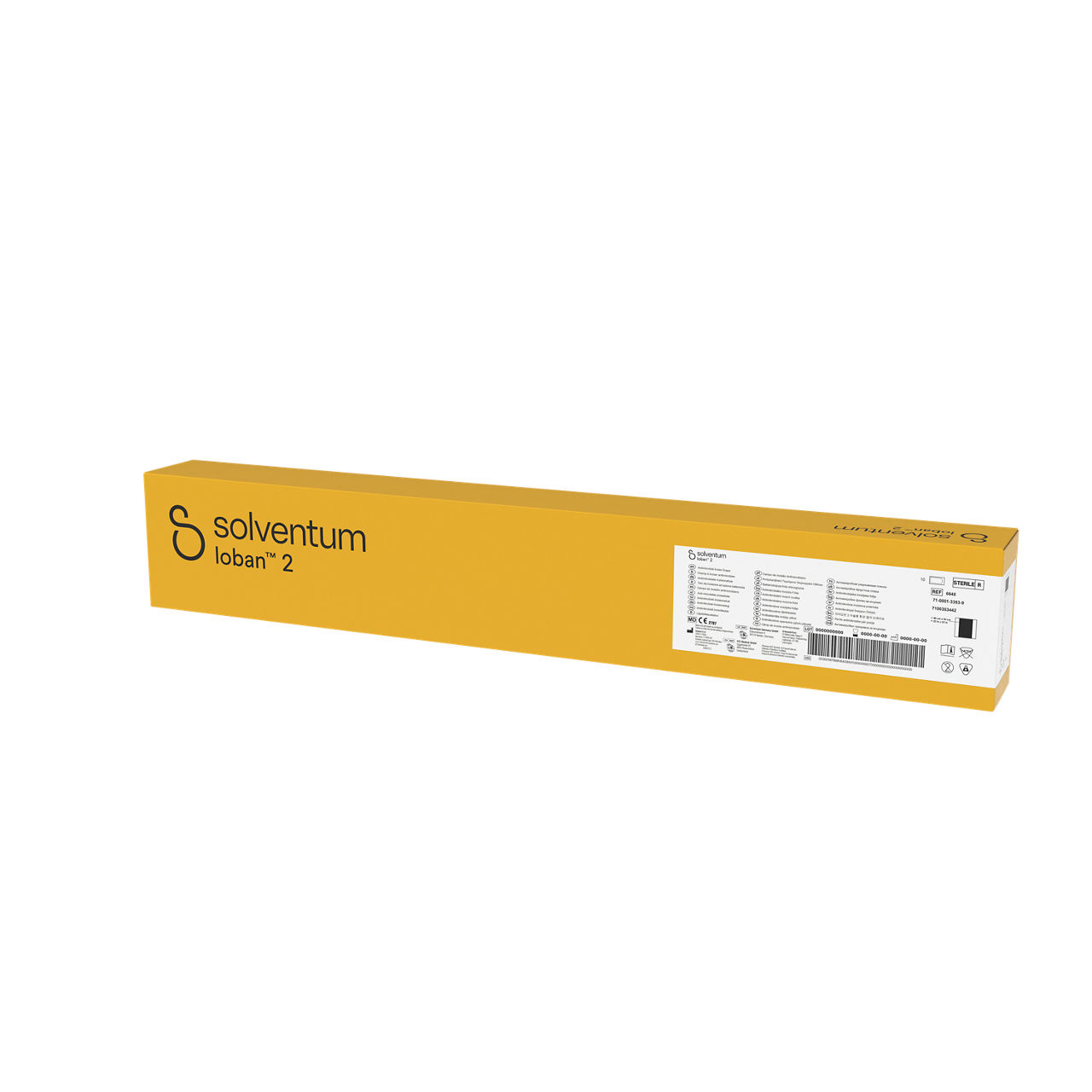 Solventum™ Ioban™ 2 Antimicrobial Incise Drape, 6648, Sterile, 10/CAR, 4 CAR/CS - Front, Right, In Packaging (1R1)
