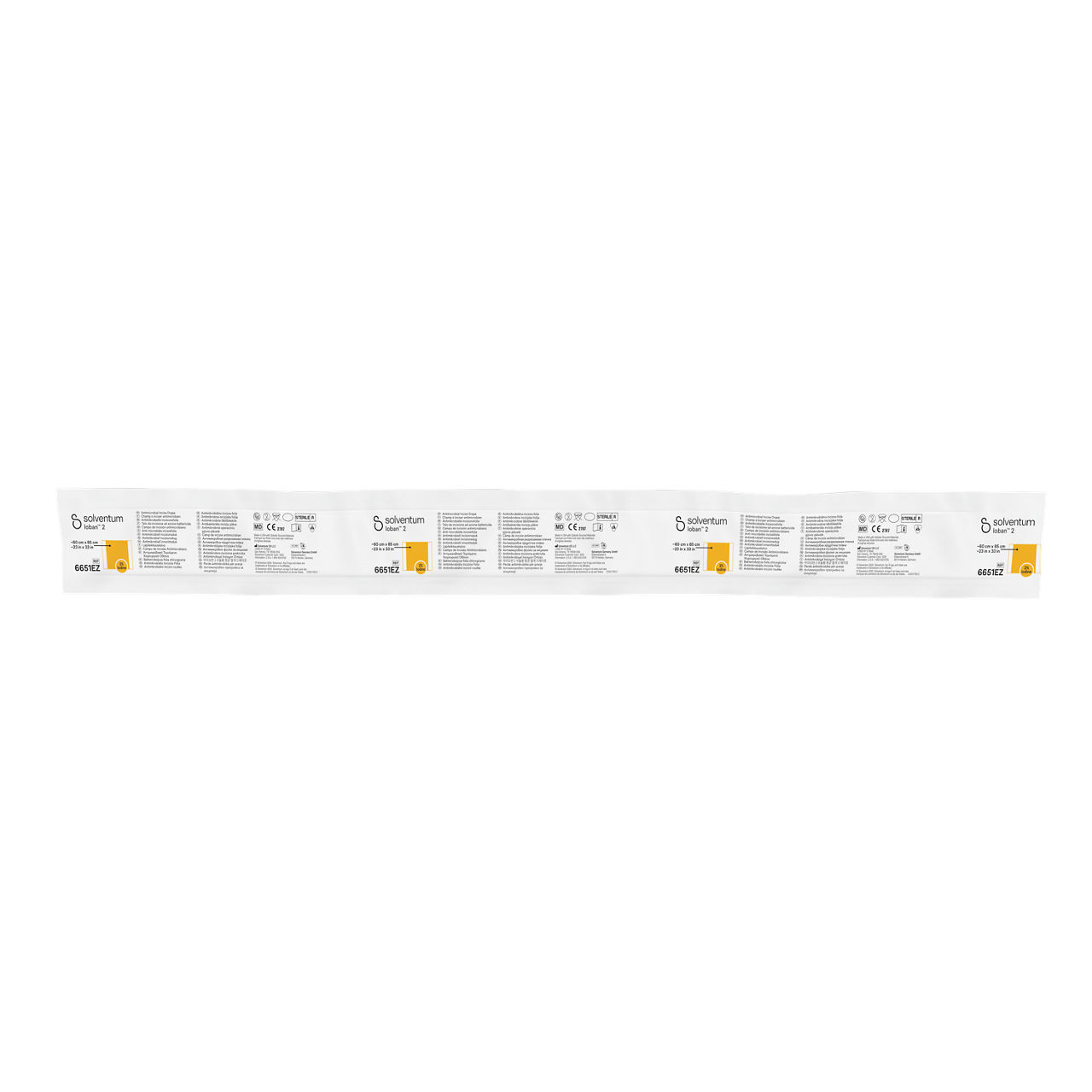 Solventum™ Ioban™ 2 Antimicrobial Incise Drape, 6651EZSB, 23.622 in x33.465 in (60 cm x 85 cm), 50/CS