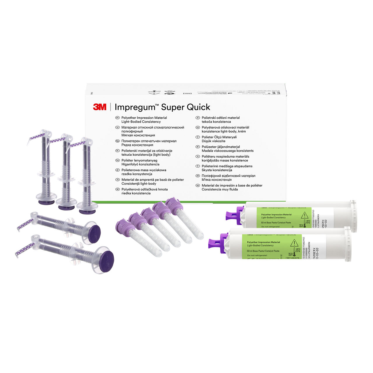 3M™ Impregum™ Super Quick Polyether Impression Material Intro Kit,69380, Light Body