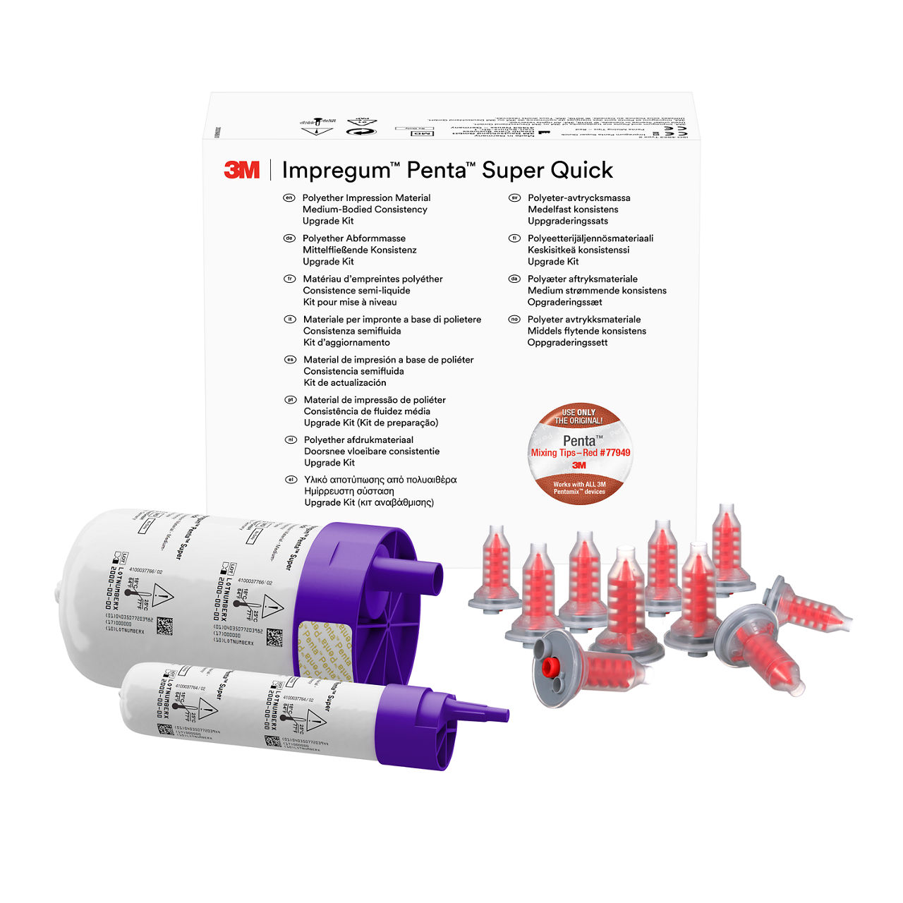 3M™ Impregum™ Penta™ Super Quick Polyether Afdrukmateriaal Medium Body Upgrade Kit, 69404
