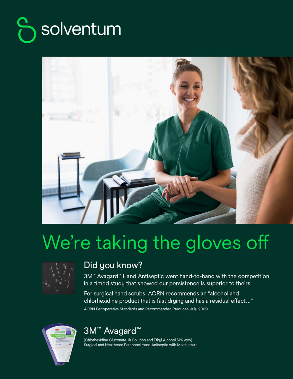 Avagard™ Hand Antiseptic Outperforms Competitors