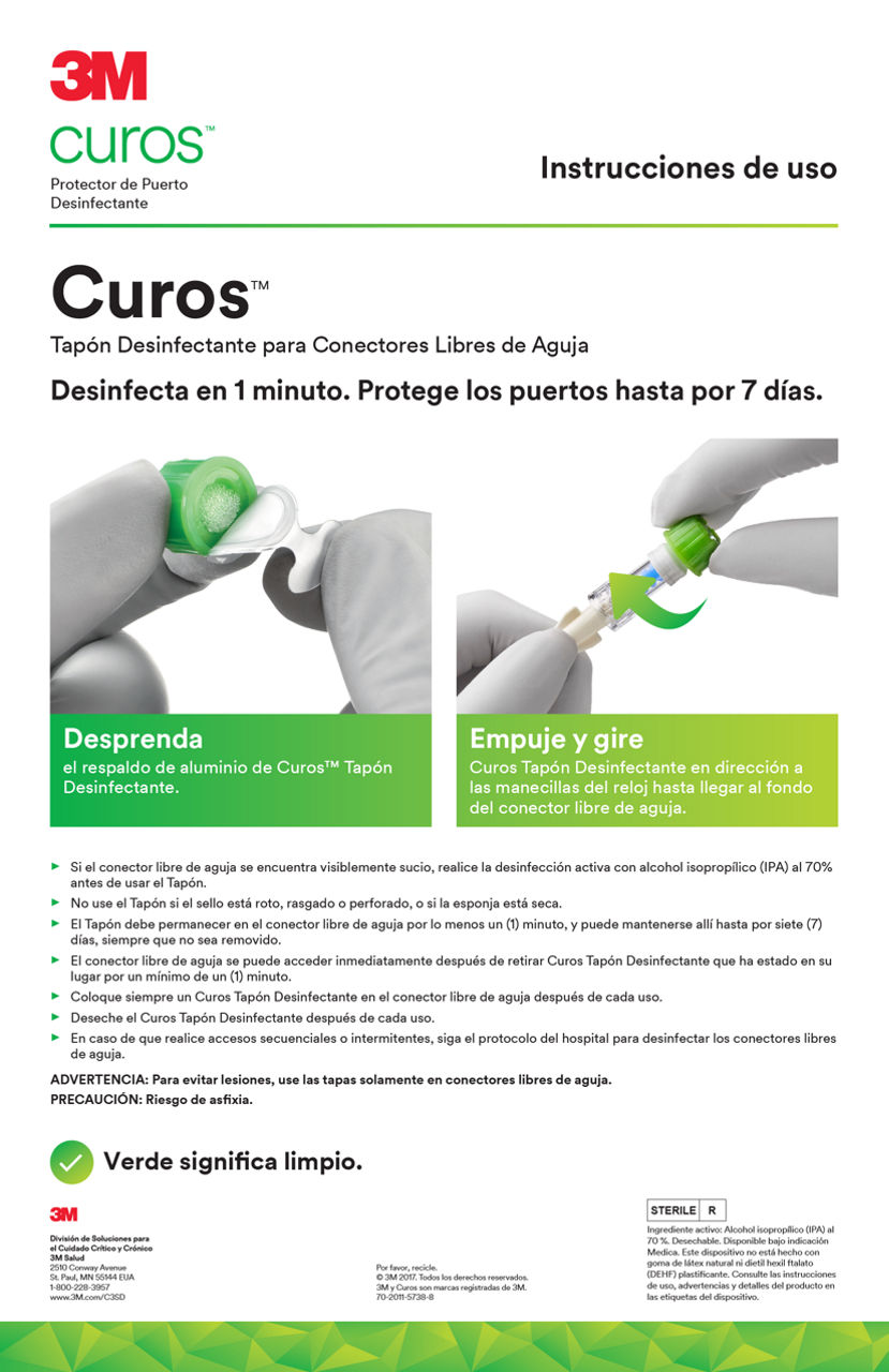 Instrucciones de uso de 3M Curos