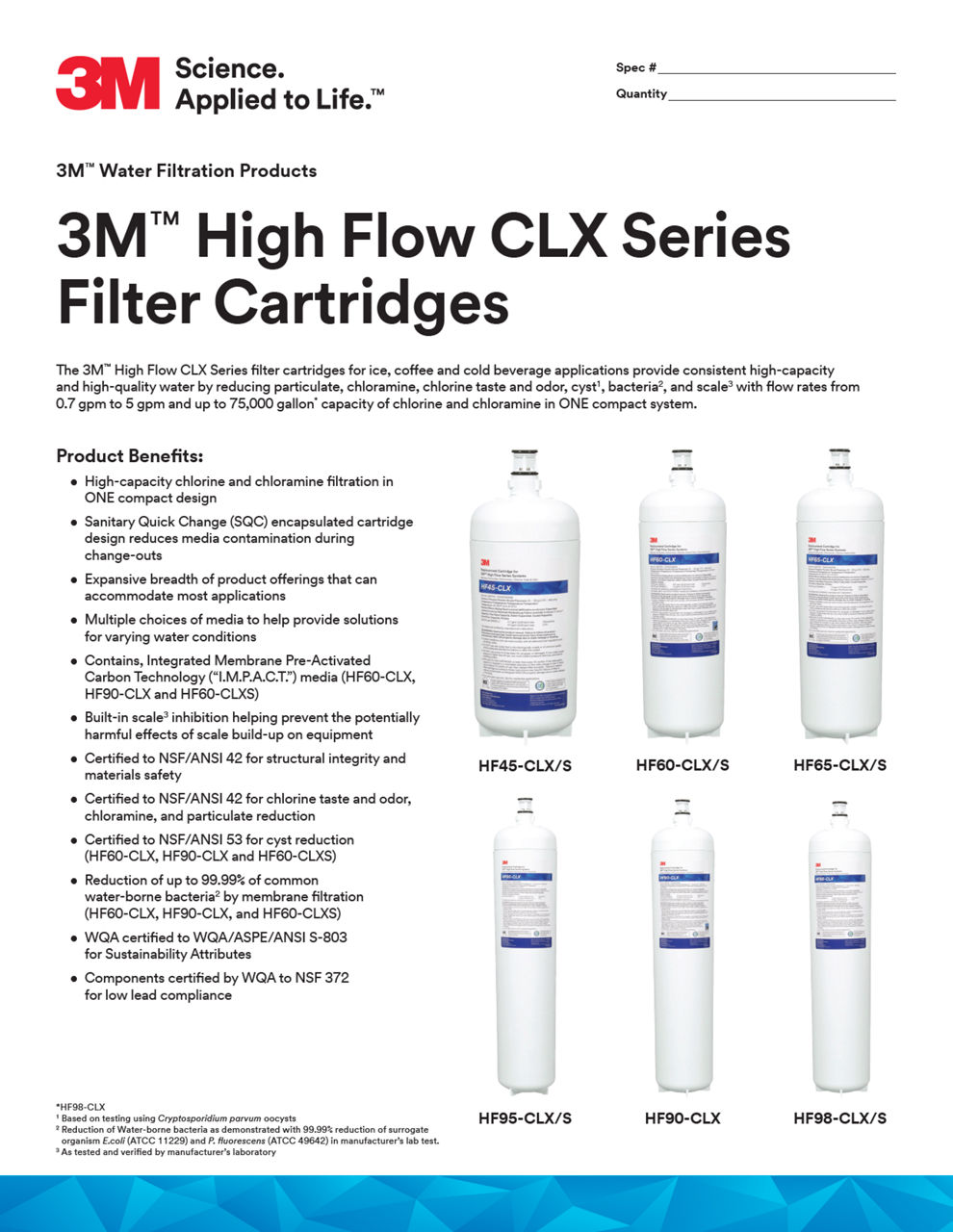 3M™ High Flow CLX Cartridges - ADA Compliant PDF