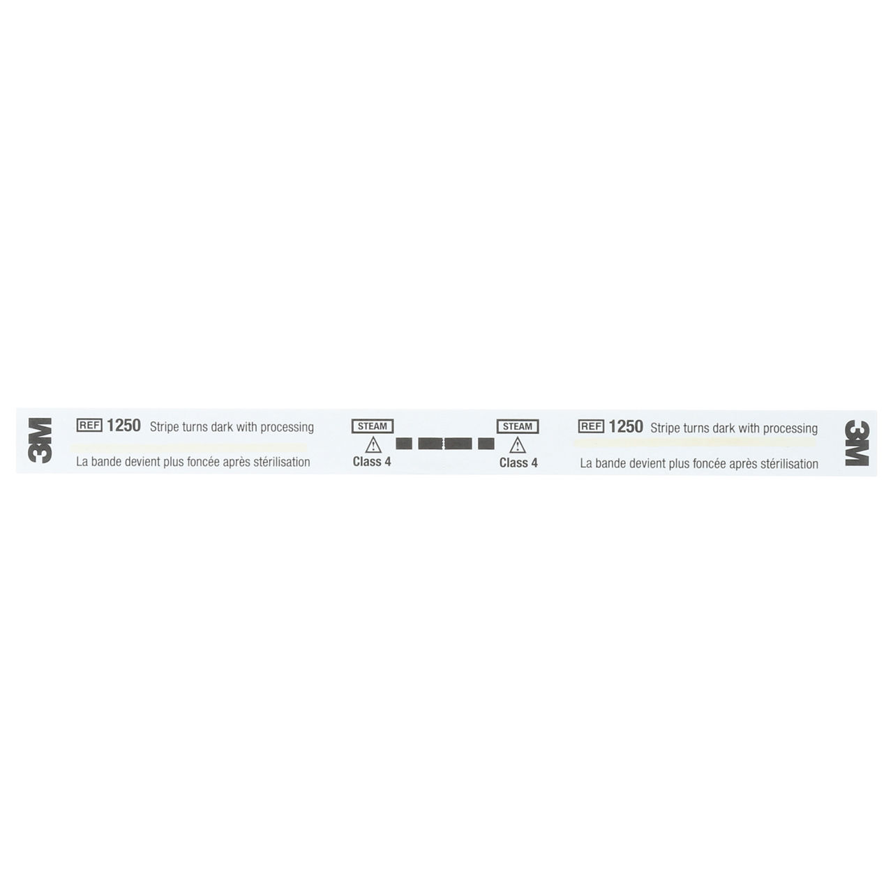3M™ Comply™ Steam Chemical Indicator Strip, 1250, Type 4, 5/8 in x 8 in(1.5 cm x 20 cm), 240/CAR, 8 CAR/CS, 1920/CS