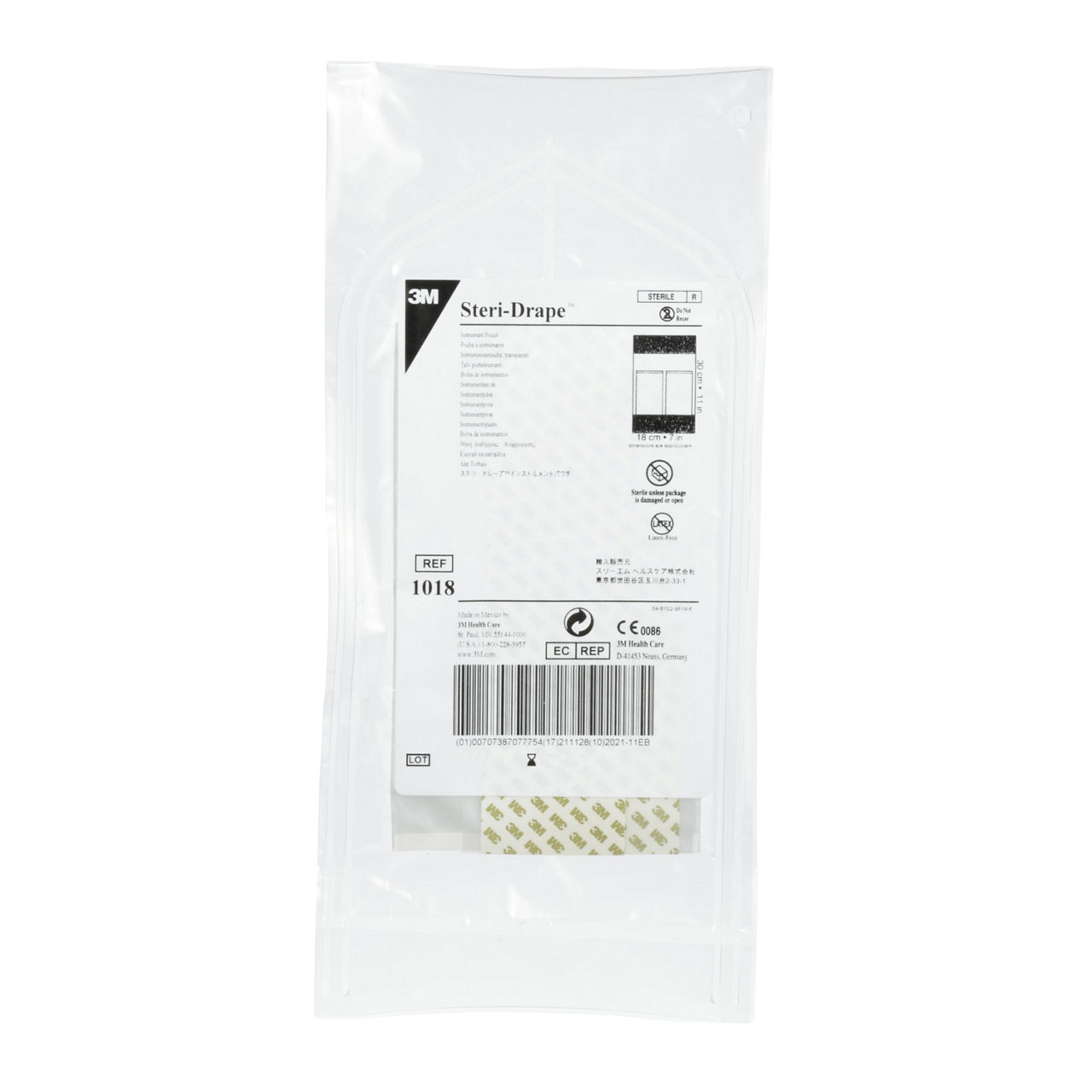 3M™ Steri Drape™ Instrumententasche, 1018, 17 cm x 29 cm, 10 Stück /Packung