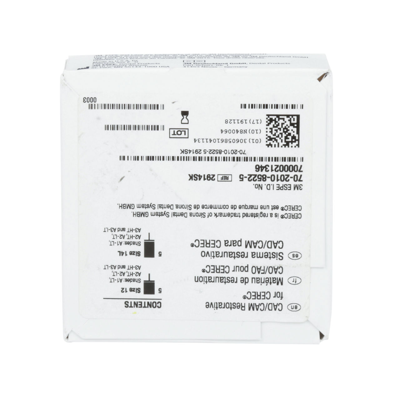 2914SK INTRO KIT FOR CEREC