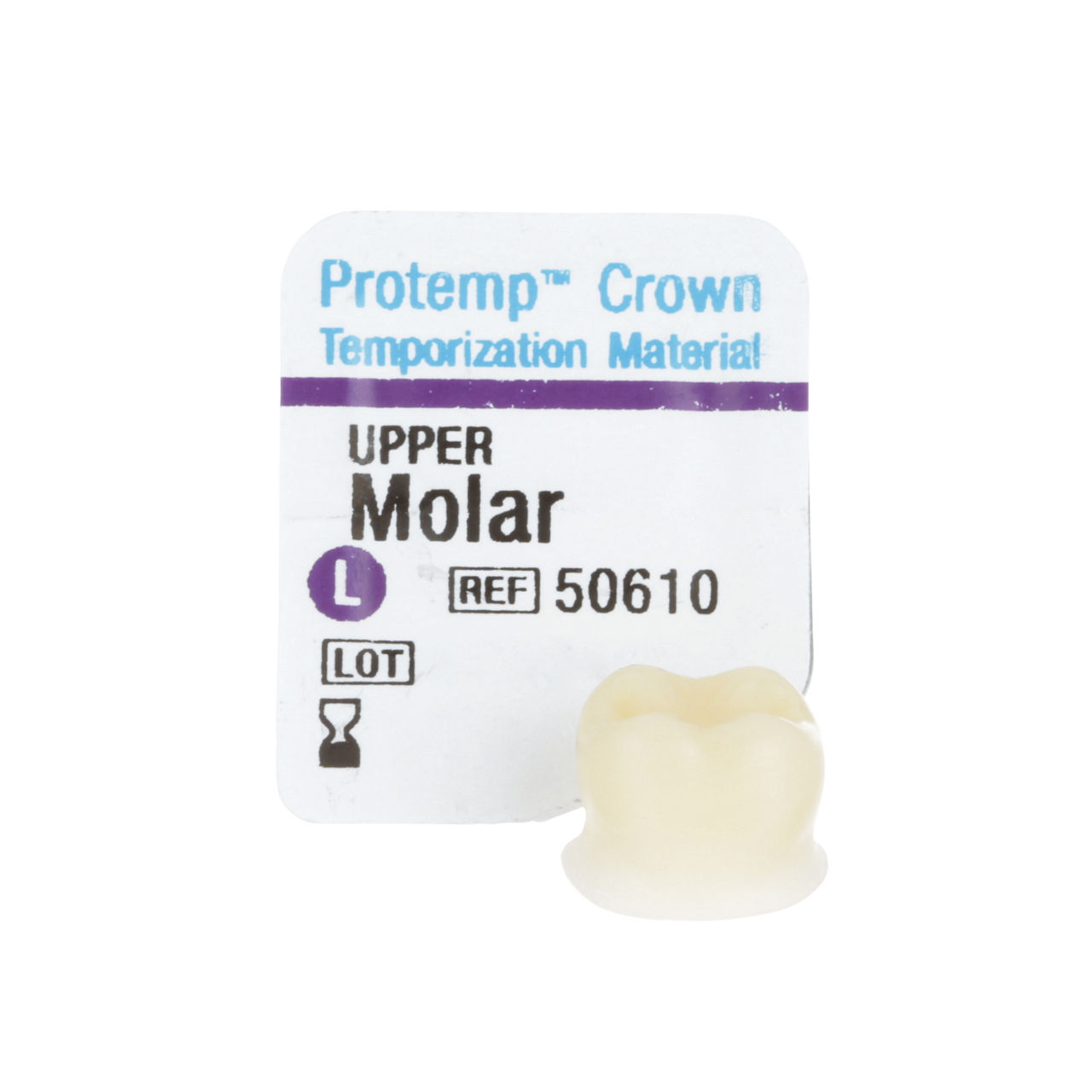 3M™ Protemp™ Crown 50610 Couronne provisoire composite, MolaireMaxillaire Large