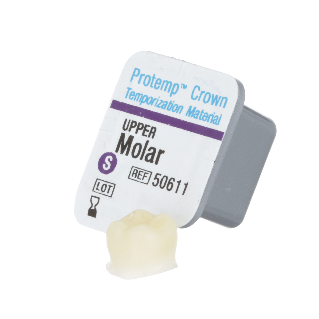 50611 PROTEMP CROWN MOLAR, UPPER SML