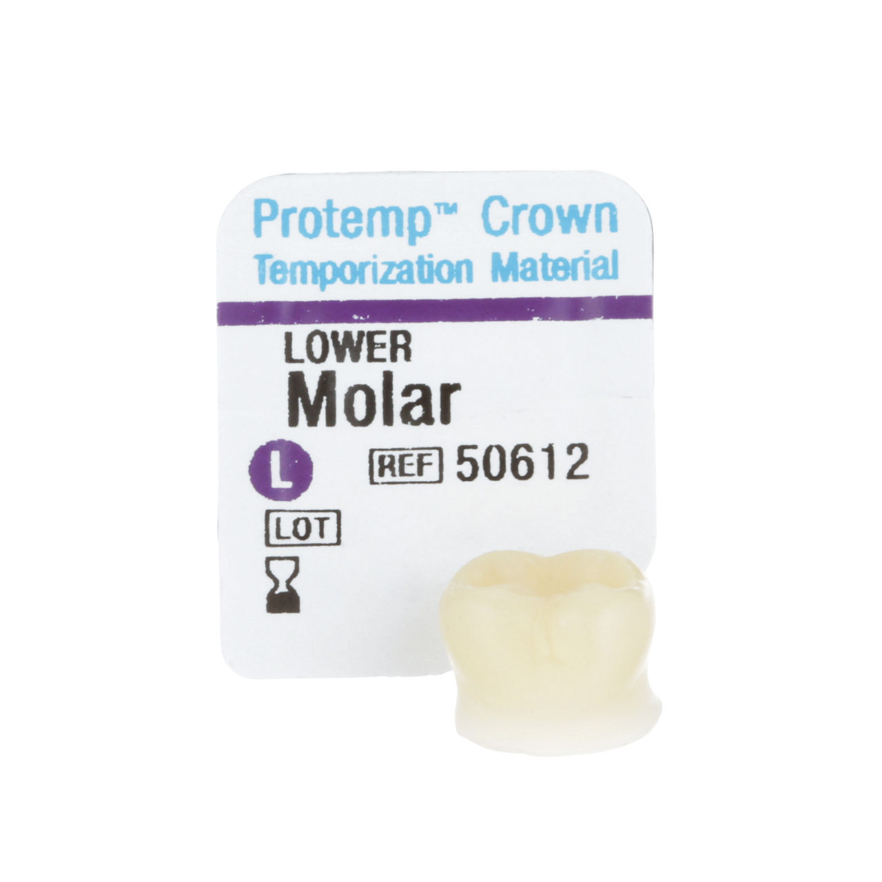 3M™ Protemp™ Crown 50612 Couronne provisoire composite, MolaireMandibulaire Large