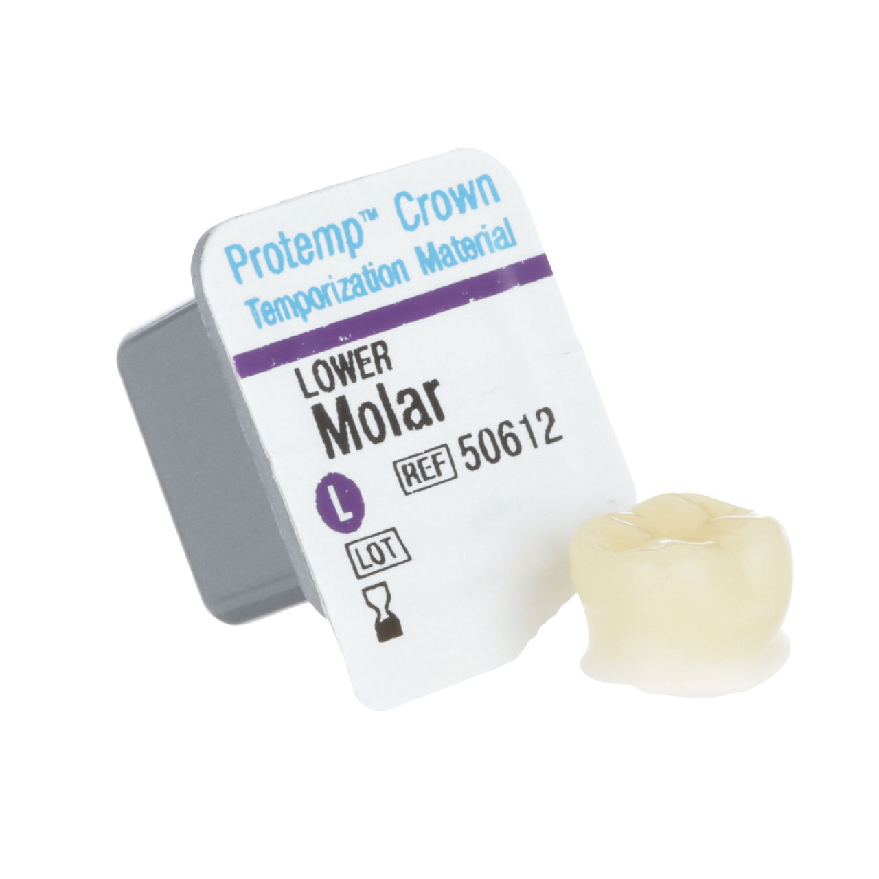 50612 PROTEMP CROWN MOLAR, LOWER LRG
