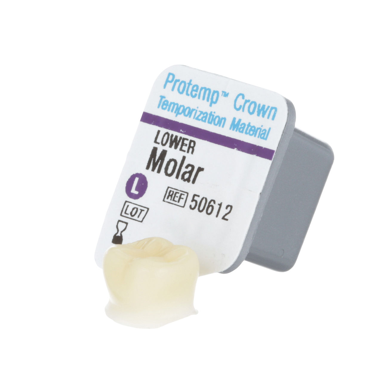 50612 PROTEMP CROWN MOLAR, LOWER LRG