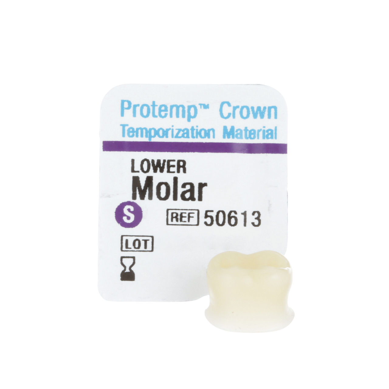 3M™ Protemp™ Crown 50613 Couronne provisoire composite, MolaireMandibulaire Small
