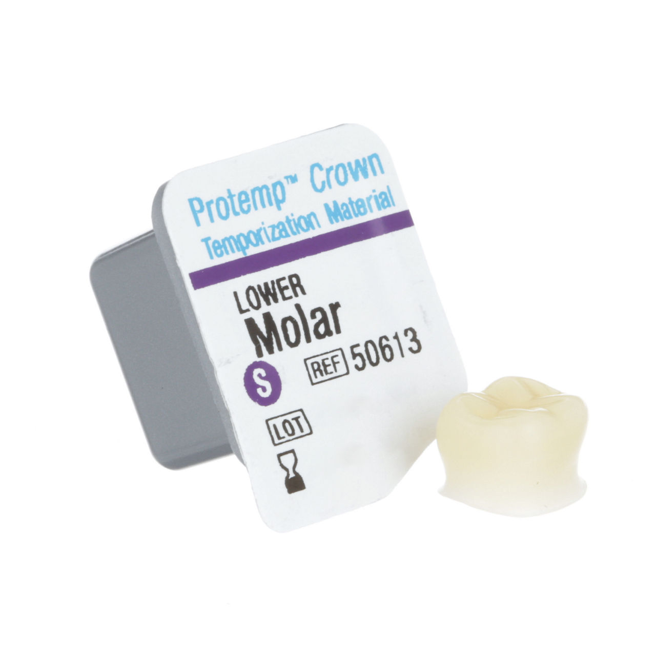 50613 PROTEMP CROWN MOLAR, LOWER SML