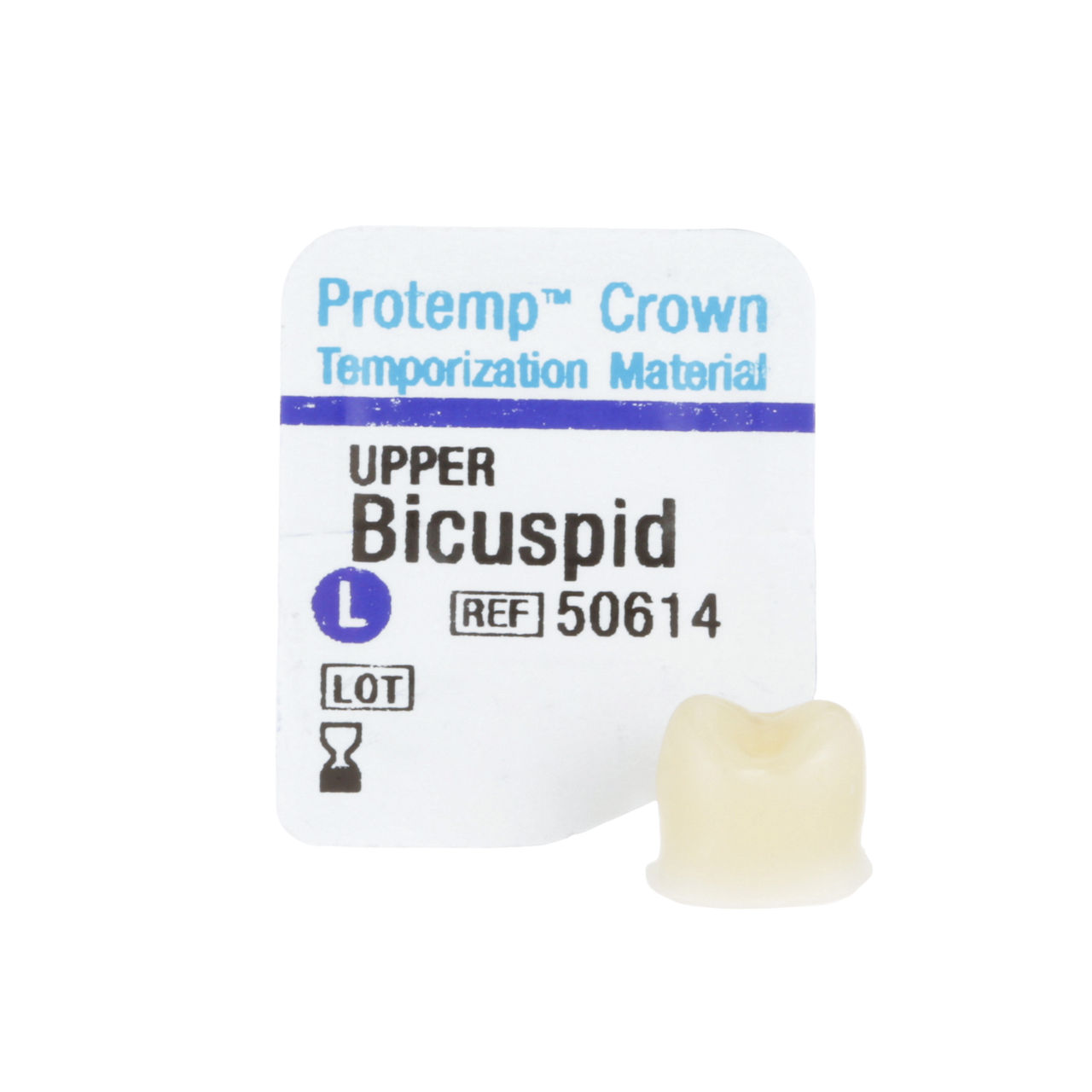 3M™ Protemp™ Crown 50614 Couronne provisoire composite, PrémolaireMaxillaire Large
