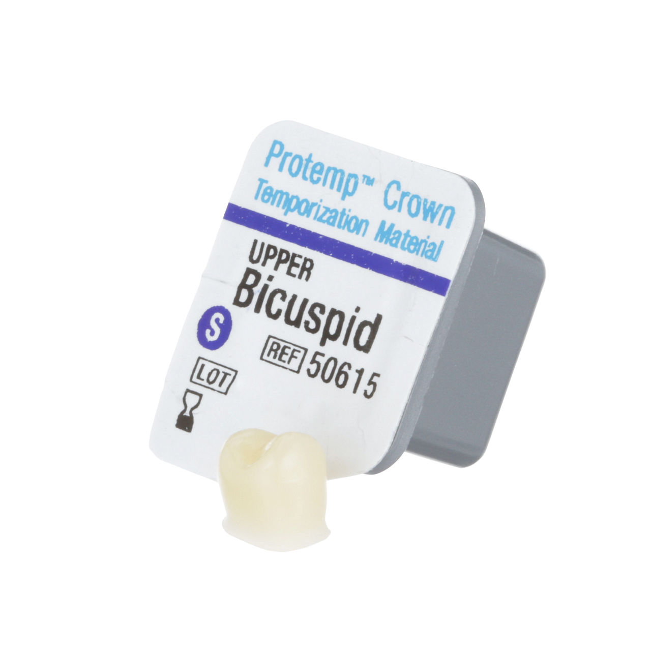 50615 PROTEMP CROWN BICUSPID, UPPER SML