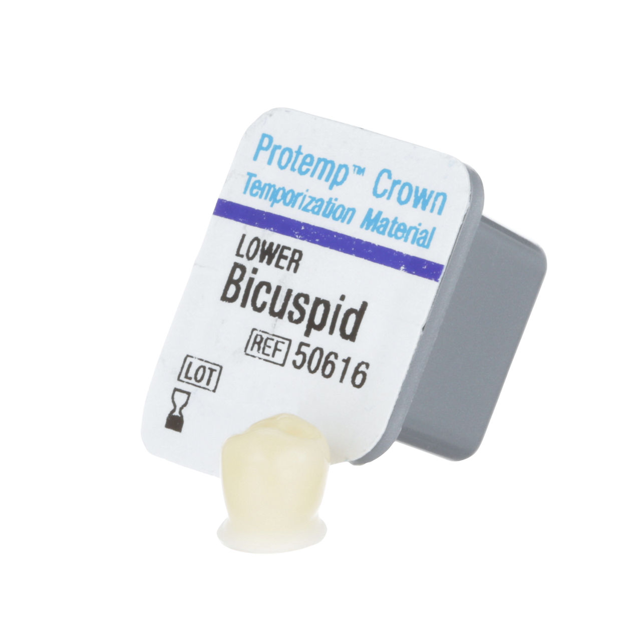 50616 PROTEMP CROWN BICUSPID, LOWER LRG