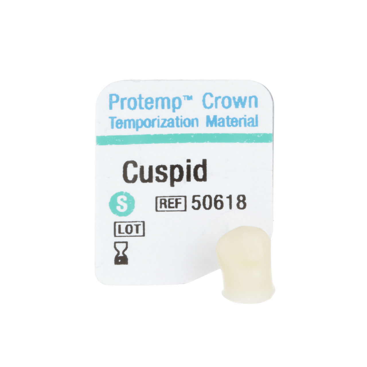 3M™ Protemp™ Crown 50618 Couronne provisoire composite, Canine Small