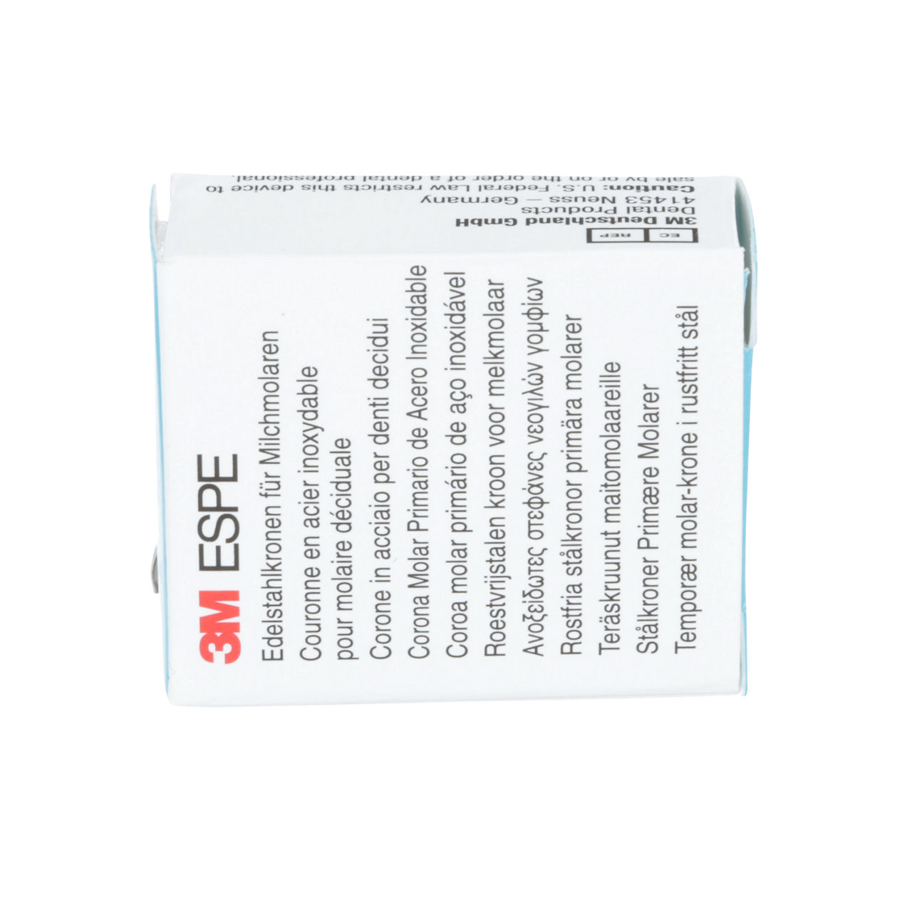 3M ESPE Stainless Steel First Primary Molar Replacement Crown, D-UR-2, upper right