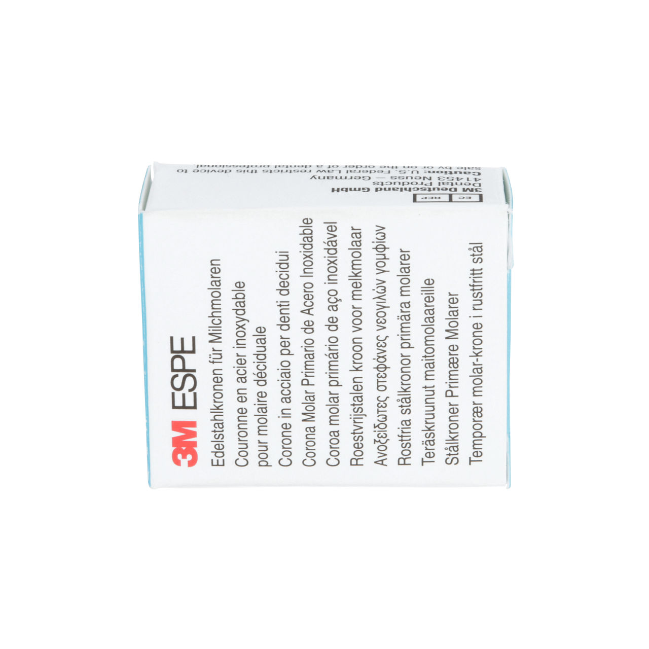 3M ESPE Stainless Steel First Primary Molar Replacement Crown, D-UR-7, upper right