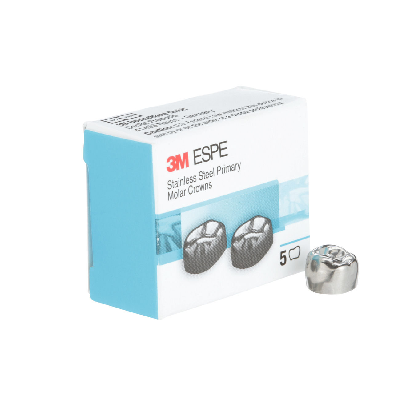 3M™ ESPE Stainless Steel Crowns for Primary Molars Refill, DUL-7