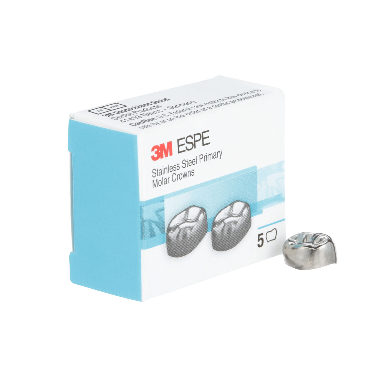 3M™ ESPE Stainless Steel Crowns for Primary Molars Refill, DLL-5