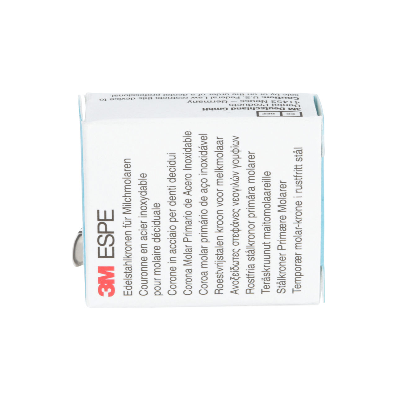 3M ESPE Stainless Steel Second Primary Molar Replacement Crown, E-UR-4, upper right