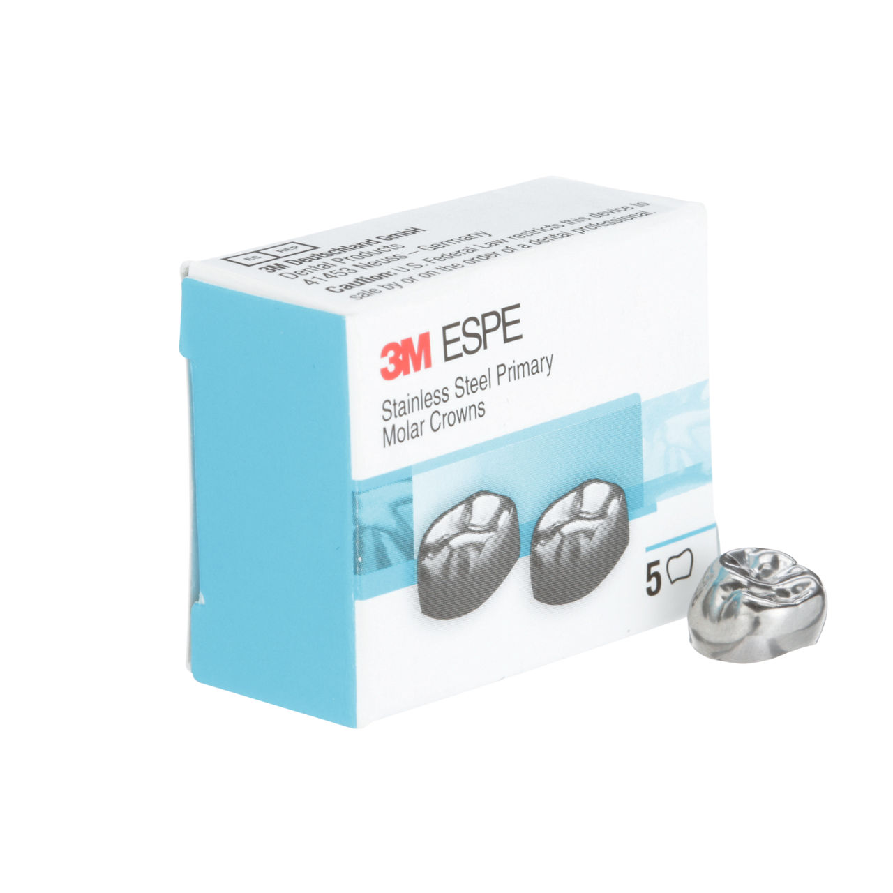 3M™ ESPE Stainless Steel Crowns for Primary Molars Refill, EUL-2