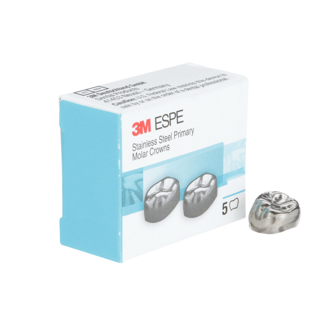 3M™ ESPE Stainless Steel Crowns for Primary Molars Refill, EUL-3