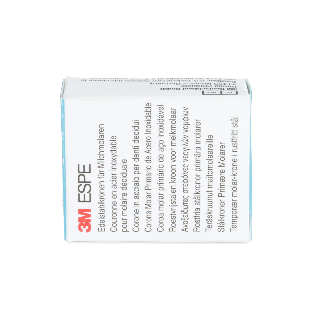 3M ESPE Stainless Steel Second Primary Molar Replacement Crown, E-LR-3, lower right